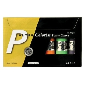 알파 컬러리스트 포스터물감 40ml 12색 WFG1J5P