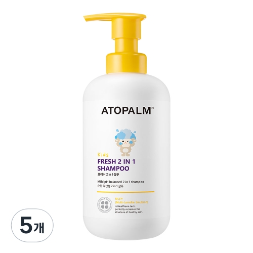 아토팜 프레쉬 2in1 샴푸 460ml (5개)_이미지