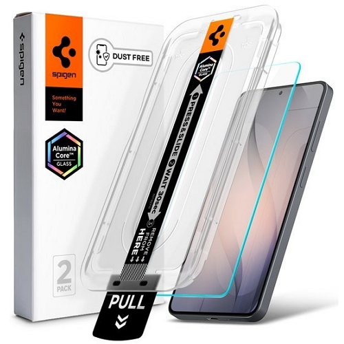 슈피겐 갤럭시S26 글라스tR 이지핏 강화유리 보호필름 (액정 2매)_이미지