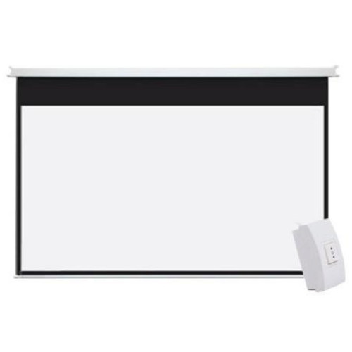 EXZEN 전동 매립형 스위치타입 스크린 EV-C W 시리즈 (120인치, EV-C120W)_이미지