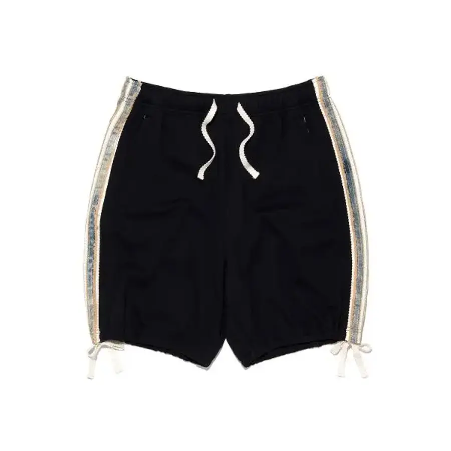 리 사이드 데님 라인 트랙 쇼츠 블랙 LE2602SO27BK 656192