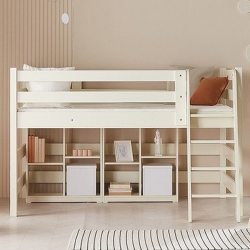 우드몽드 한샘몰 리틀홈 원목 벙커침대 SS (독립스프링)_이미지