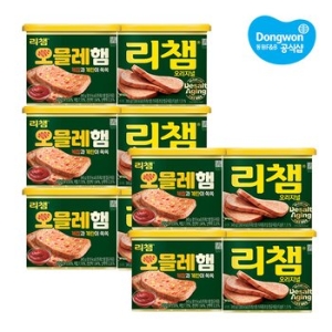 리챔 오리지널 340g 5개 + 리챔 오믈레햄 340g 5개