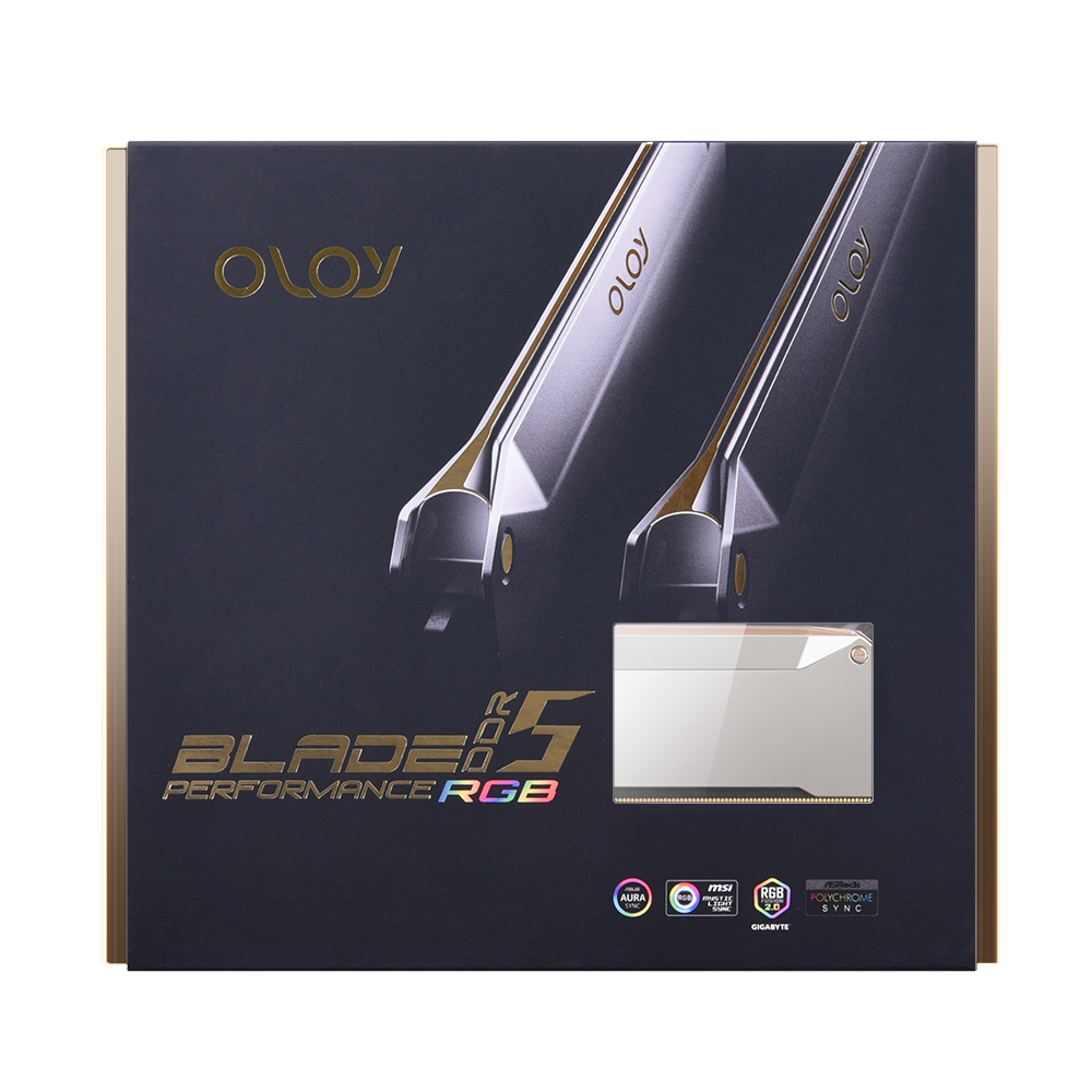 OLOy DDR5-5600 CL40 BLADE RGB MIRROR 패키지 올로코리아 (32GB(16Gx2))_이미지