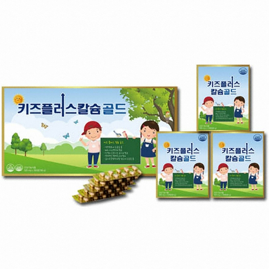 한미양행 키즈플러스 칼슘 골드 360정 (1개)_이미지