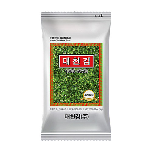 대천<b>김</b> 재래 <b>도시락</b><b>김</b> 5g
