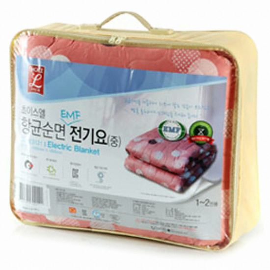 유파 EMF인증 순면 전기요 (1인용, 105x180cm, LM-E3121)_이미지