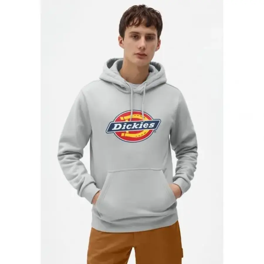 디키즈 딕키스 아이콘 로고 후드티 회색 멜란지 7651232