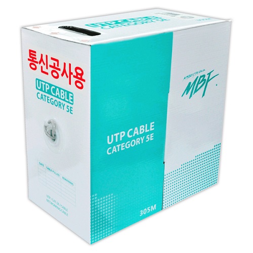 엠비에프 MBF-C5E305G-HQ CAT.5E UTP 통신공사용 랜케이블