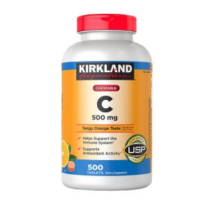 커클랜드 츄어블 비타민C 500mg 500정 (1개)_이미지