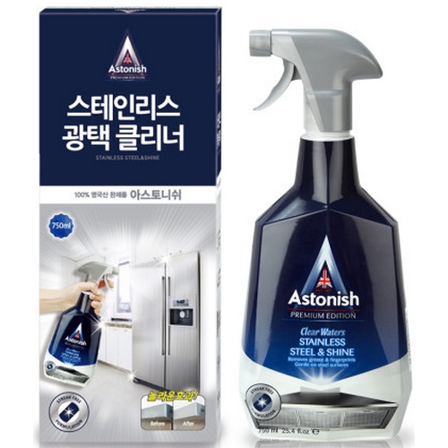 아스토니쉬 스테인리스 광택 클리너 750ml이미지입니다. 누르면 해당 게시물로 새창이동합니다.