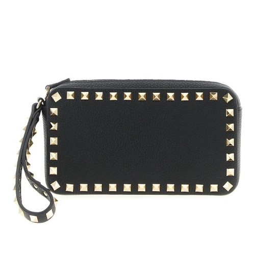 발렌티노 락스터드 가넷 가죽 클러치 W2P0AR3VSH I16_이미지