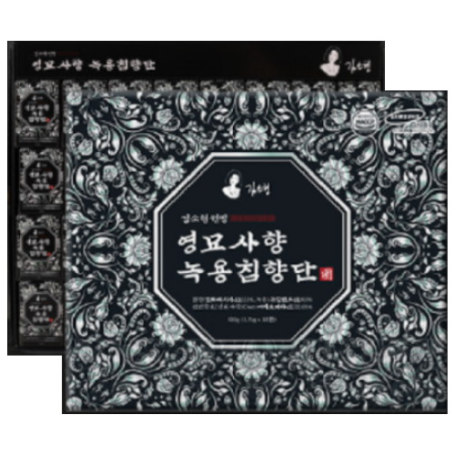 옻가네 김소형원방 영묘사향 녹용침향단 3.75g 32환 (1개)