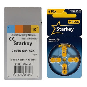스타키 보청기 배터리 밧데리 건전지 S10A 40개_이미지
