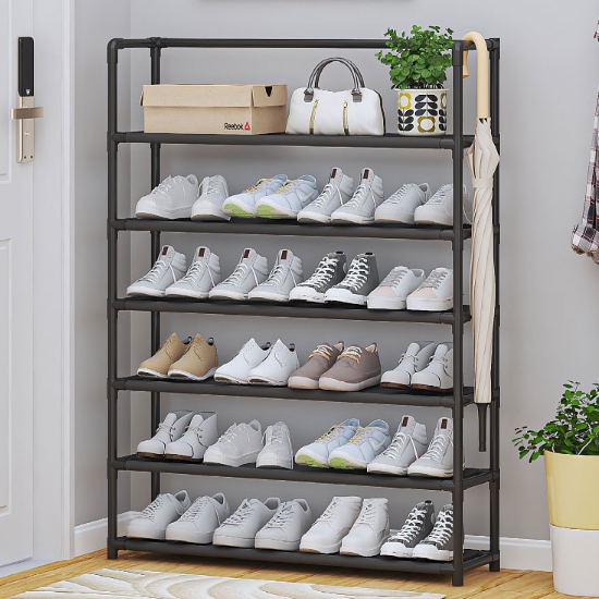 6단 와이드 현관 신발 정리대 800