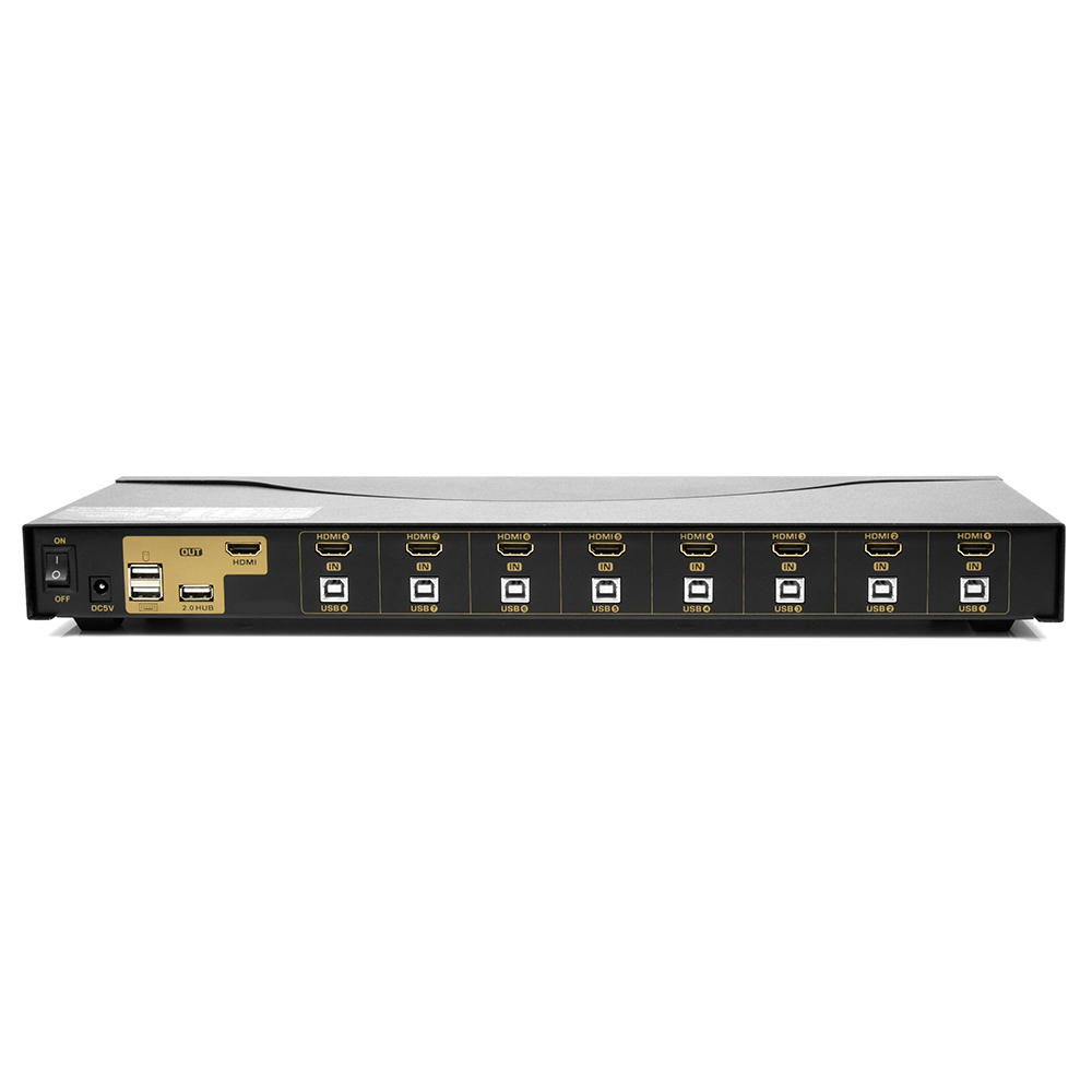 이지넷유비쿼터스 넥스트 NEXT-7008KVM 4K 8포트 USB HDMI KVM스위치_이미지