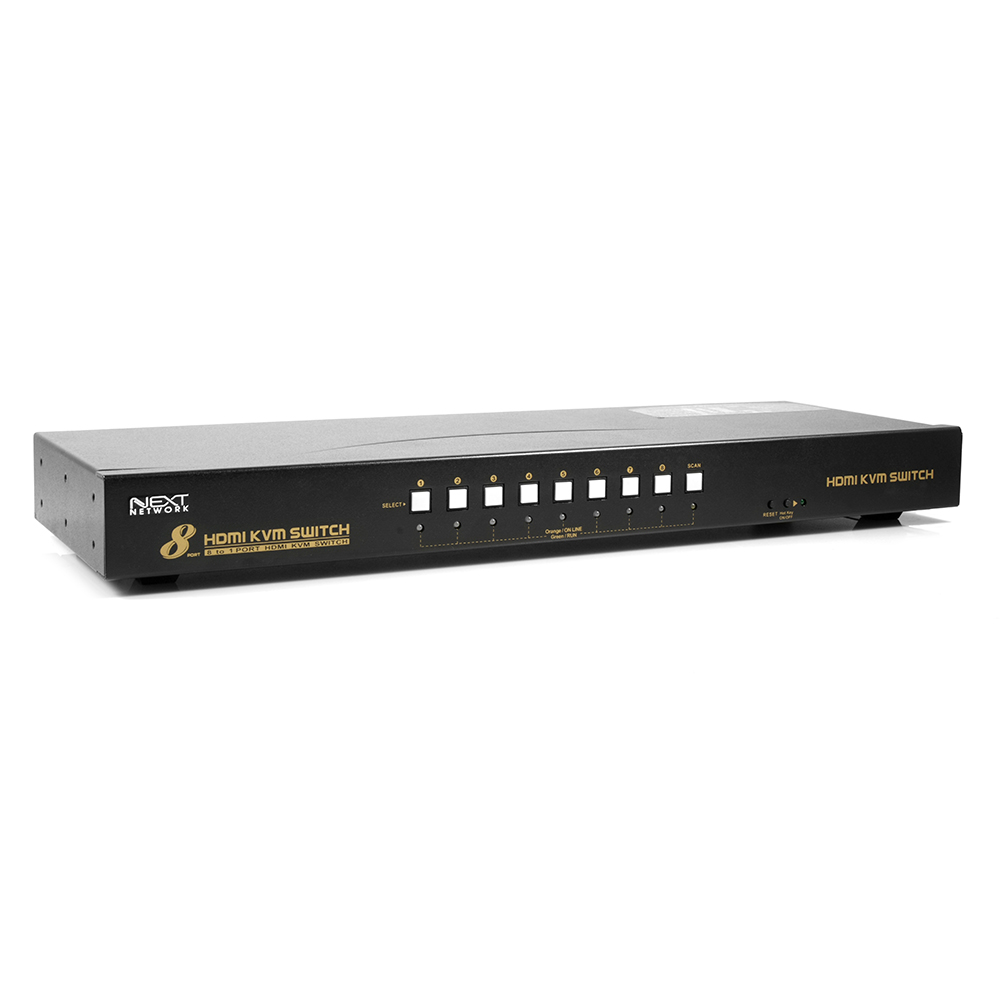 이지넷유비쿼터스 넥스트 NEXT-7008KVM 4K 8포트 USB HDMI KVM스위치_이미지