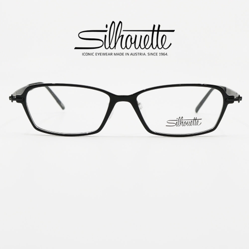 SILHOUETTE 실루엣 1552-6057실루엣 urban 아시안핏 이재용 안경테 가벼운 초경량 티타늄 안경테 포함 블랙