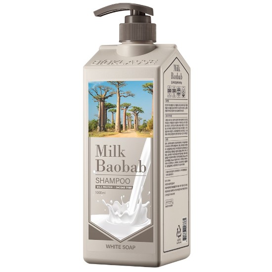 밀크바오밥 샴푸 화이트솝 1000ml (6개)_이미지