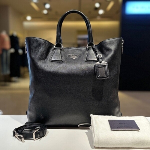 프라다 비텔로 다이노 은장 숄더백 BN2419