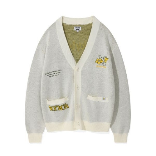 와키윌리 MD PICK WACKY WILLY 키키앤릴리 패치 브이넥 가디건 크림 WA2501CD11CM 130842