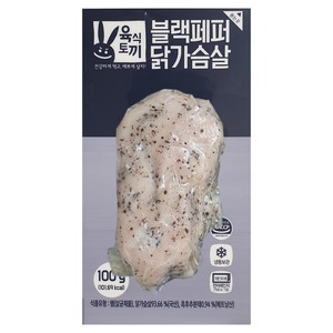 허스델리 육식토끼 닭가슴살 블랙페퍼 100g (5개)_이미지