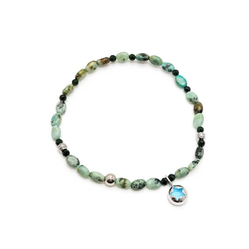 아쿠아 스타 터키석 팔찌 BZ1548