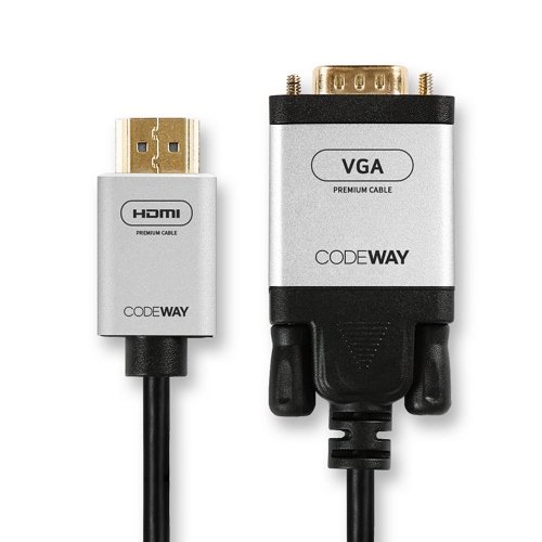 코드웨이 HDMI to VGA 변환 케이블