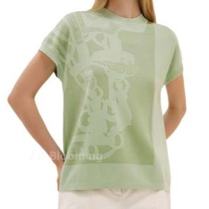 여자반팔스웨터 Brides de gala short sleeve sweater H5E2685DA2Y38 로즈