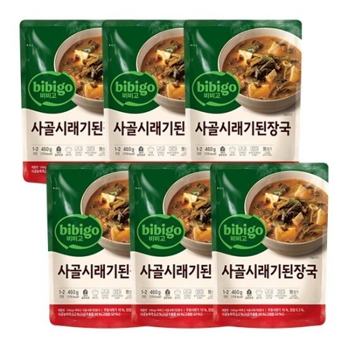 CJ제일제당 비비고 사골시래기된장국 460g (6개)_이미지