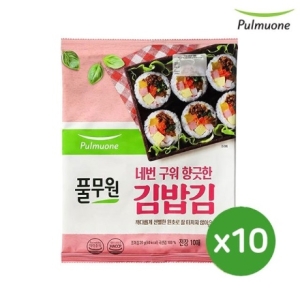 풀무원 네번 구워 향긋한 김밥김 20g이미지입니다. 누르면 해당 게시물로 새창이동합니다.