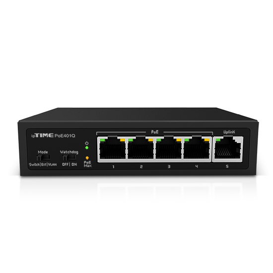 EFM ipTIME PoE401Q 스위치허브_이미지