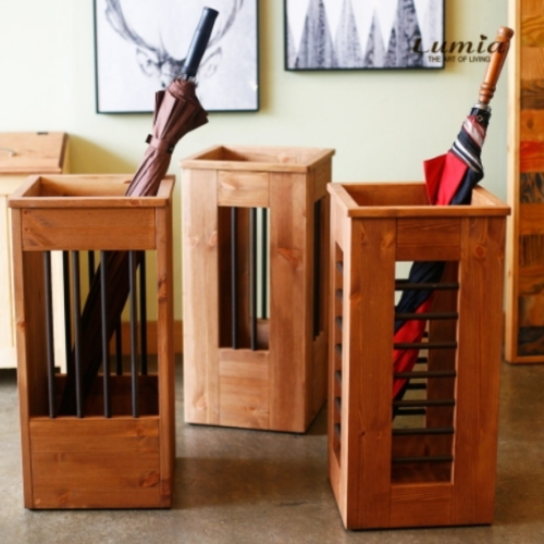 루미아 마르셀 빈티지 원목 장우산꽂이