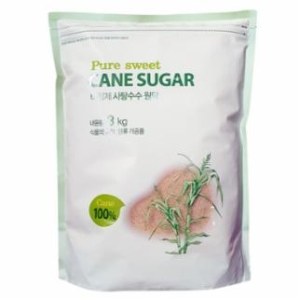 United Farmer & Industry 퓨어스윗 비정제 사탕수수 원당 3kg (1개)_이미지