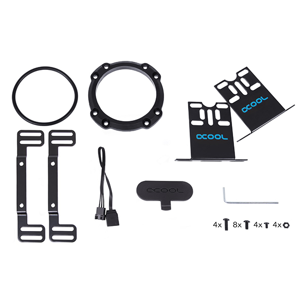 ALPHACOOL Eisbecher Aurora D5 Acetal/Glass 150mm_이미지