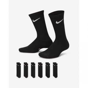  나이키 에브리데이 키즈 쿠션 크루 삭스 6켤레 SX6910-010