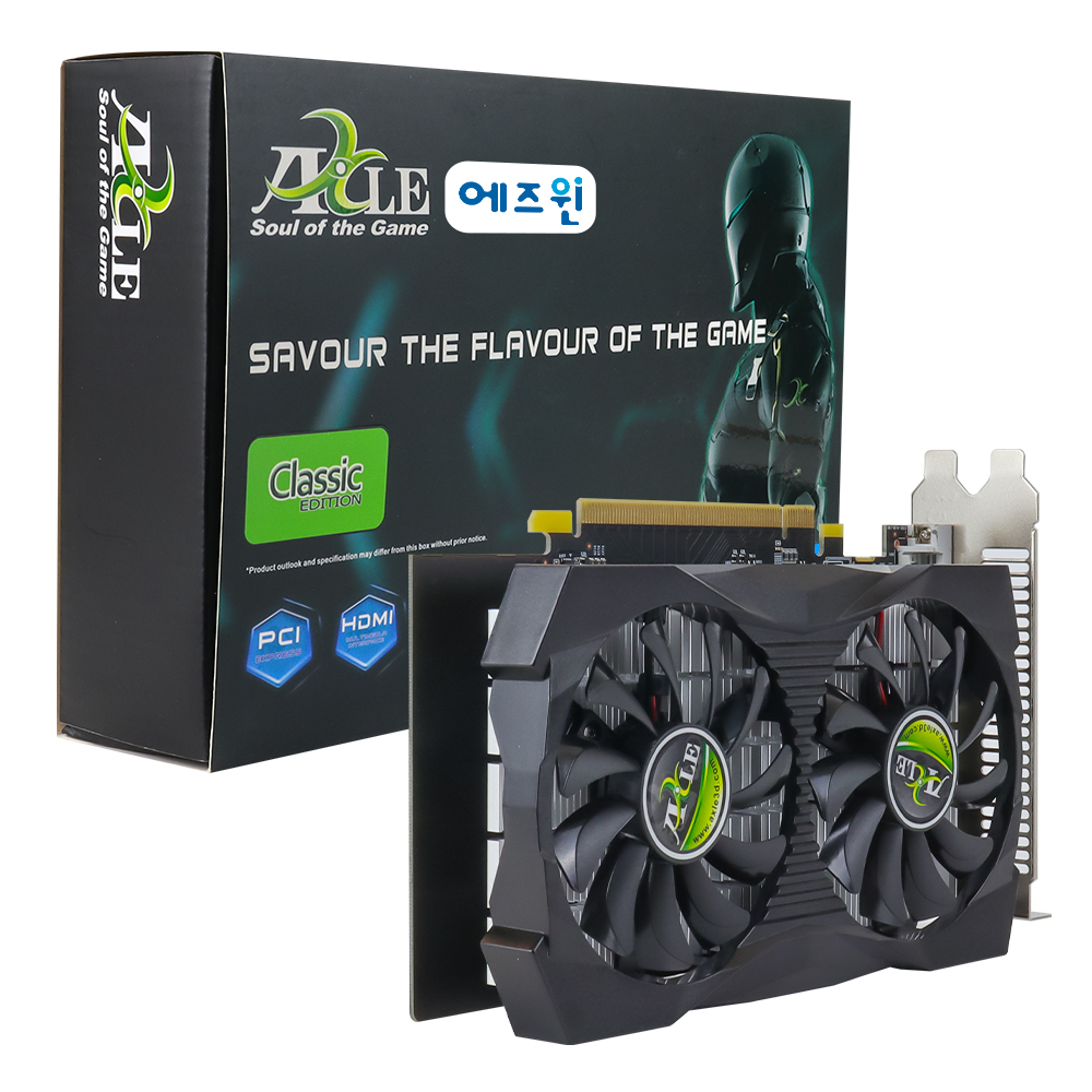 액슬 지포스 GTX1050 Ti D5 <b>4GB</b> 에즈윈