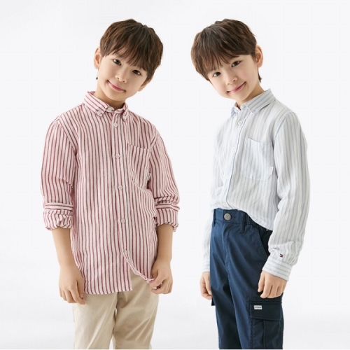 린넨 블렌드 스트라이프 셔츠 2종 T42F1HSH240BT1