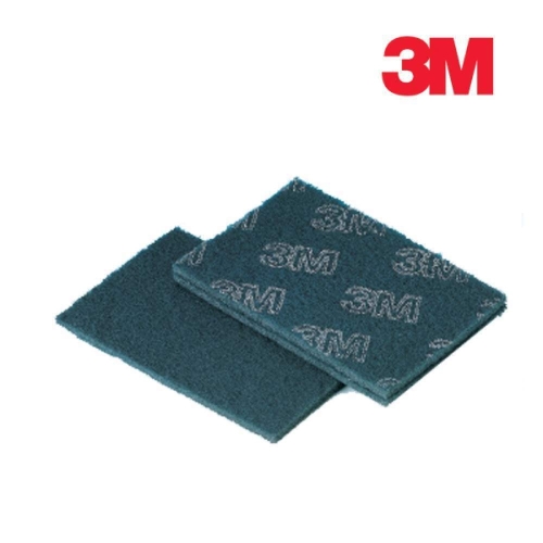 3M 공업용수세미 마이티블루 1박스 100장 수세미 다목적수세미 공업용수세미 산업용수세미 쑤세미 부직포수세미 블루수세미