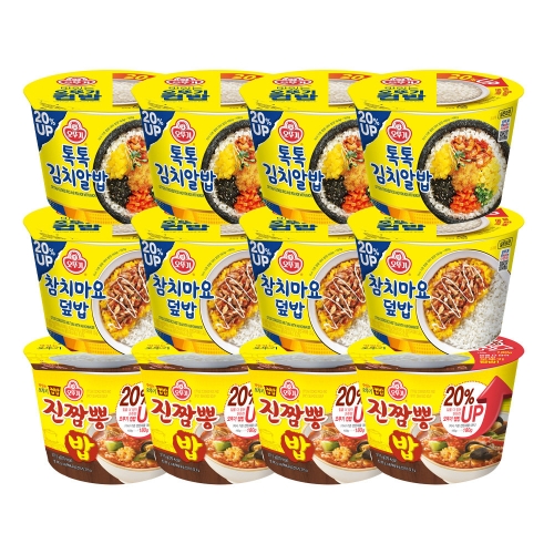 오뚜기 컵밥 3종 세트 (총12개)