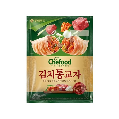 롯데웰푸드 쉐푸드 김치 통교자 350g (1개)