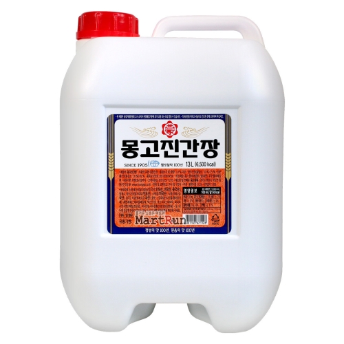 몽고식품 부천몽고 진간장 13L (4개)_이미지