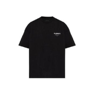 올세인츠 바르샤바 로고 티셔츠 WARSAWM072PD JETBLACK T_이미지