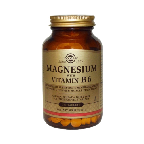 솔가 마그네슘 위드 비타민 B6 250캡슐 (1개)_이미지