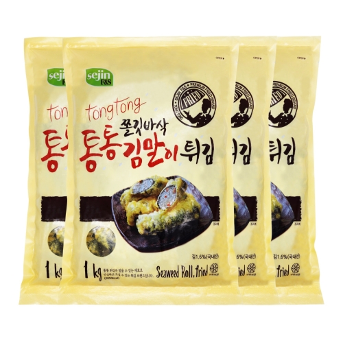 세진에프엔에스 통통 김말이 튀김 1kg (4개)