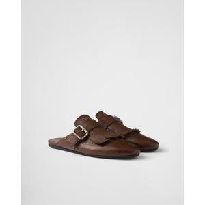 셔플 프린지 가죽 뮬 1S973N 070 F0002 F A005