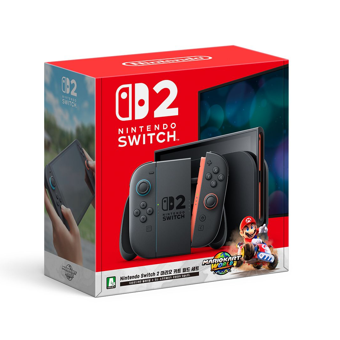 Nintendo 닌텐도 스위치 2 마리오 카트 월드 세트 (본체)