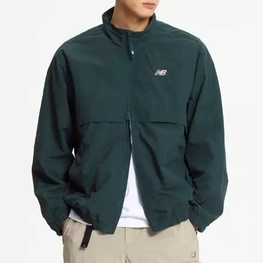 G UNI 에센셜 스탠넥 우븐자켓 NBNAGCO303-16