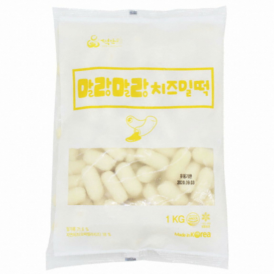 떡안애 말랑말랑 치즈밀떡 1kg (1개)_이미지