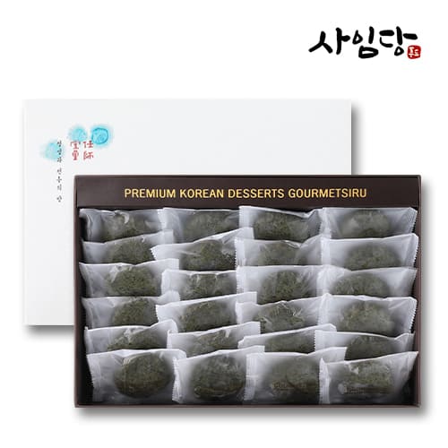 사임당푸드 제주 참쑥 밥알<b>찹쌀</b><b>떡</b>세트 1.2kg